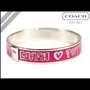 New Coach Limited Ed. Sig. Poppy Bangle Bracelet